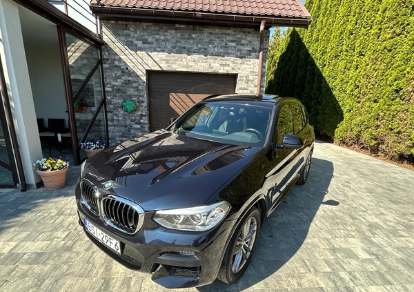 BMW X3 cena 155000 przebieg: 53000, rok produkcji 2021 z Siemiatycze małe 407